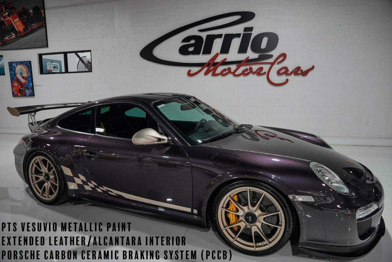 2011 Porsche 911 GT3 RS PTS Vesuvio Metallic paint, extended leather/Alcantara interior, carbon ceramic brakes AND MORE!!
