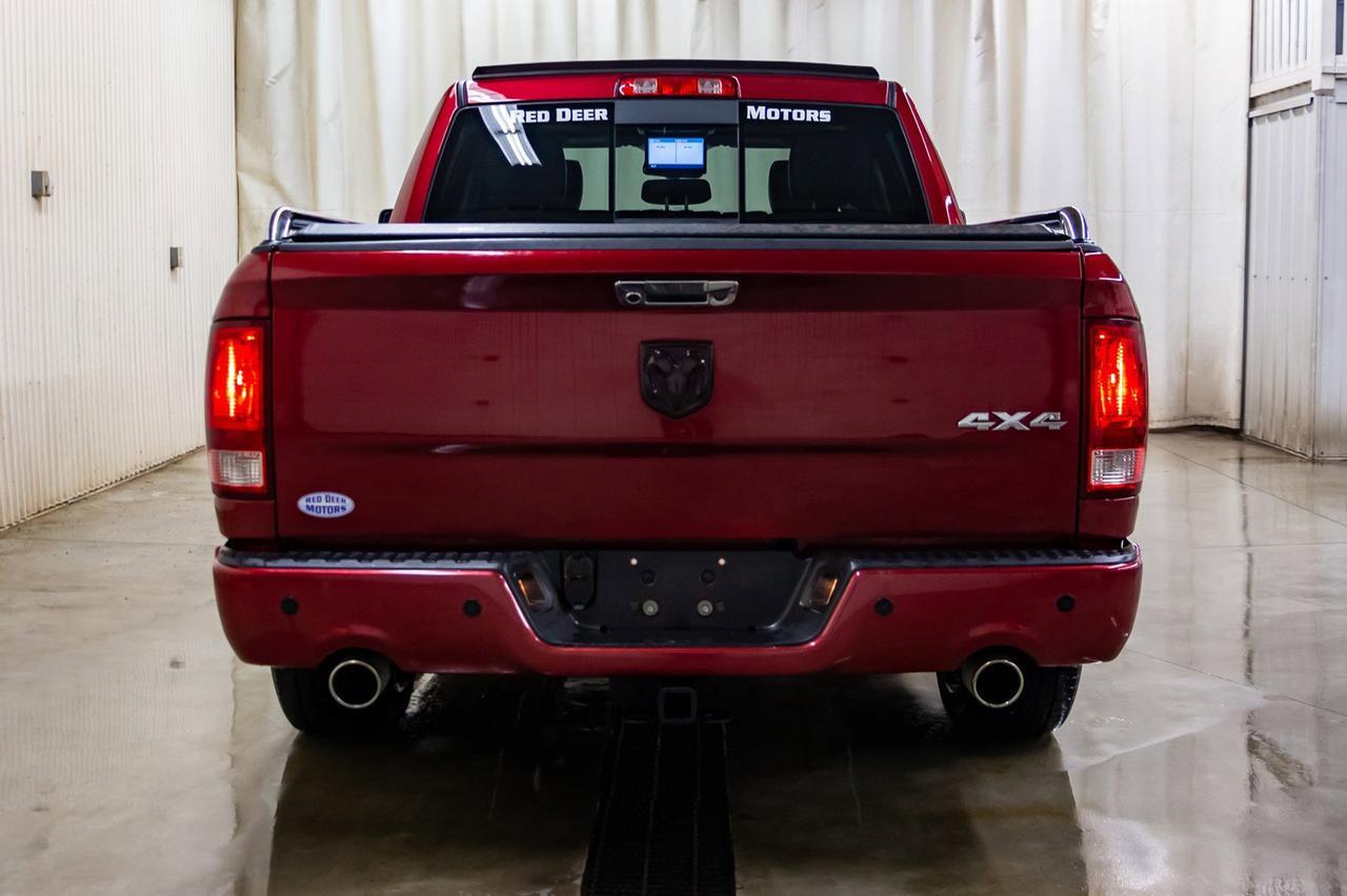 2011 Ram 1500 4X4 Crew Cab Sport Leather Roof Nav Red Deer AB