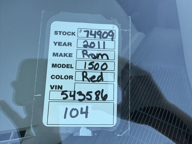 2011 Ram 1500 Big Horn Jacksonville FL
