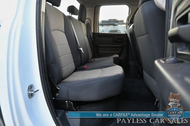 2011 Ram 1500 ST / 4X4 / Extended Cab / 5.7L V8 / Premium Cloth Seats / Power Windows, Mirrors, & Locks / Aux Input / Front Bench / Seats 6 / Block Heater / Tow Pkg / Only 22K Miles / 1-Owner Anchorage AK
