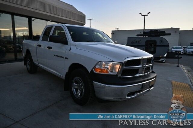 2011 Ram 1500 ST / 4X4 / Extended Cab / 5.7L V8 / Premium Cloth Seats / Power Windows, Mirrors, & Locks / Aux Input / Front Bench / Seats 6 / Block Heater / Tow Pkg / Only 22K Miles / 1-Owner Anchorage AK