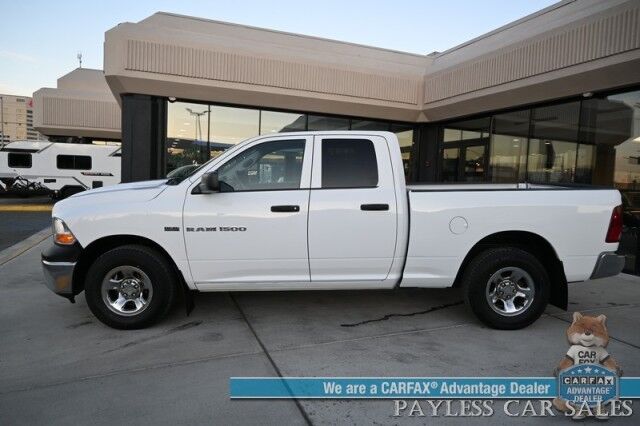2011 Ram 1500 ST / 4X4 / Extended Cab / 5.7L V8 / Premium Cloth Seats / Power Windows, Mirrors, & Locks / Aux Input / Front Bench / Seats 6 / Block Heater / Tow Pkg / Only 22K Miles / 1-Owner Anchorage AK