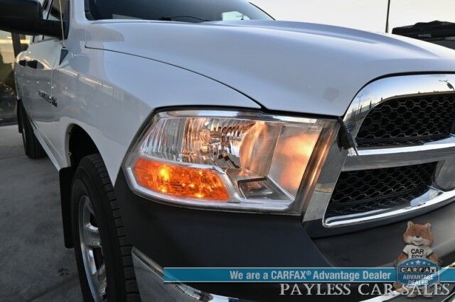 2011 Ram 1500 ST / 4X4 / Extended Cab / 5.7L V8 / Premium Cloth Seats / Power Windows, Mirrors, & Locks / Aux Input / Front Bench / Seats 6 / Block Heater / Tow Pkg / Only 22K Miles / 1-Owner Anchorage AK