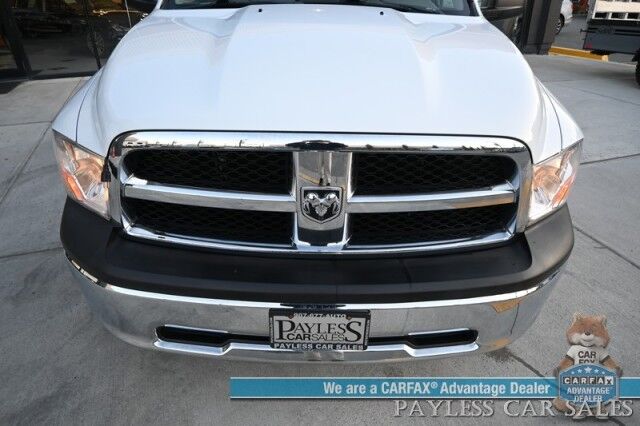 2011 Ram 1500 ST / 4X4 / Extended Cab / 5.7L V8 / Premium Cloth Seats / Power Windows, Mirrors, & Locks / Aux Input / Front Bench / Seats 6 / Block Heater / Tow Pkg / Only 22K Miles / 1-Owner Anchorage AK