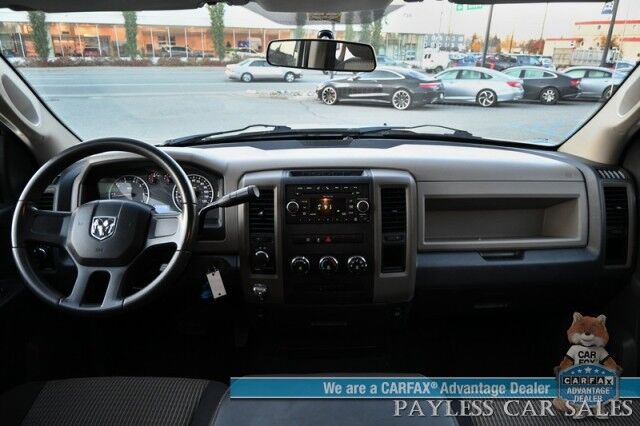 2011 Ram 1500 ST / 4X4 / Extended Cab / 5.7L V8 / Premium Cloth Seats / Power Windows, Mirrors, & Locks / Aux Input / Front Bench / Seats 6 / Block Heater / Tow Pkg / Only 22K Miles / 1-Owner Anchorage AK
