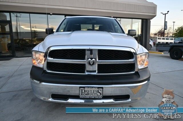2011 Ram 1500 ST / 4X4 / Extended Cab / 5.7L V8 / Premium Cloth Seats / Power Windows, Mirrors, & Locks / Aux Input / Front Bench / Seats 6 / Block Heater / Tow Pkg / Only 22K Miles / 1-Owner Anchorage AK