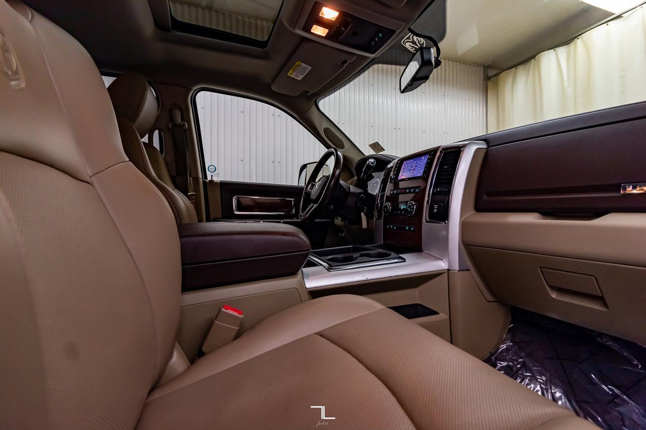 2011 Ram 2500 4x4 Crew Cab Laramie Diesel Leather Roof Nav Red Deer AB