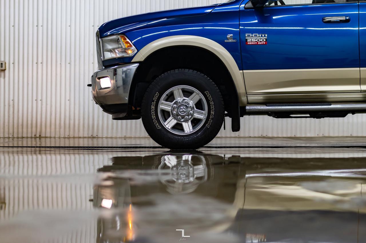 2011 Ram 2500 4x4 Crew Cab Laramie Diesel Leather Roof Nav Red Deer AB