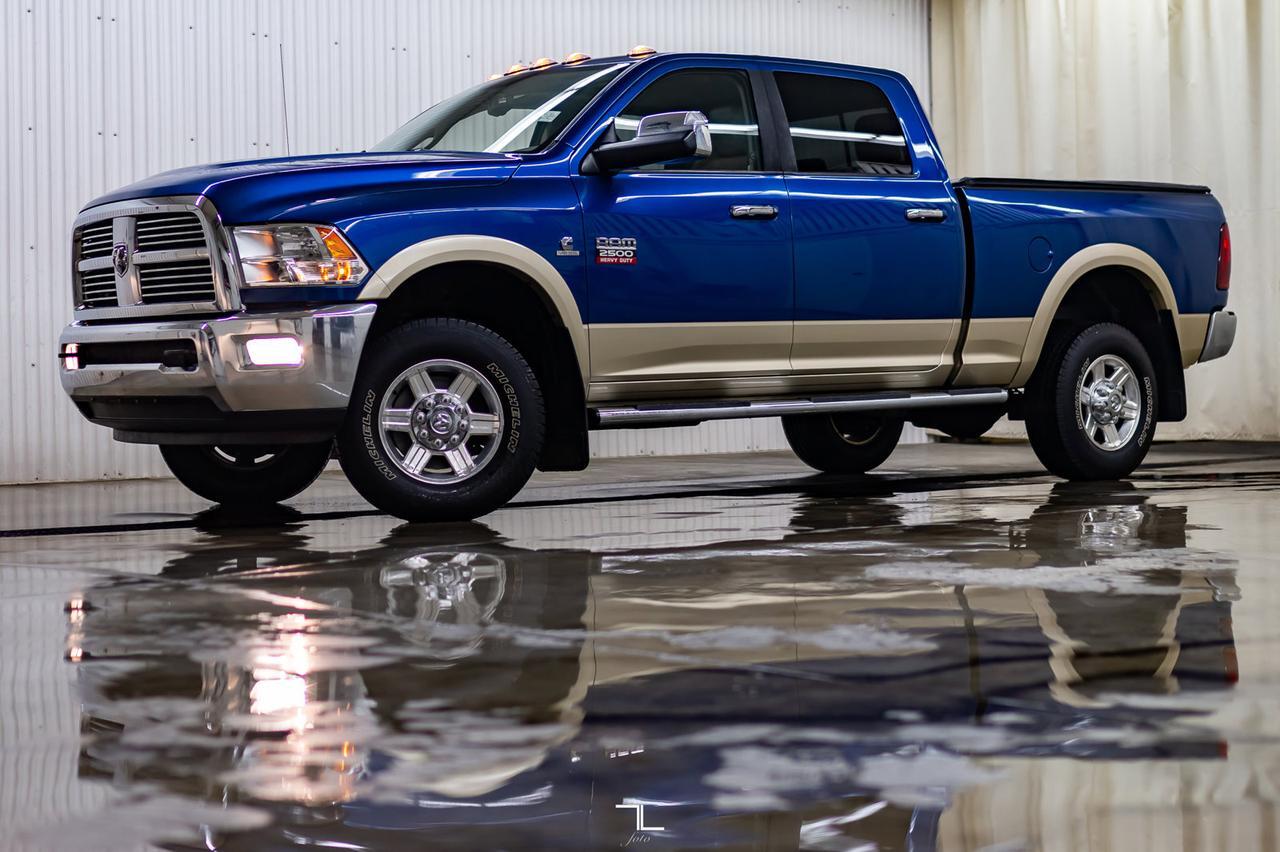 2011 Ram 2500 4x4 Crew Cab Laramie Diesel Leather Roof Nav Red Deer AB