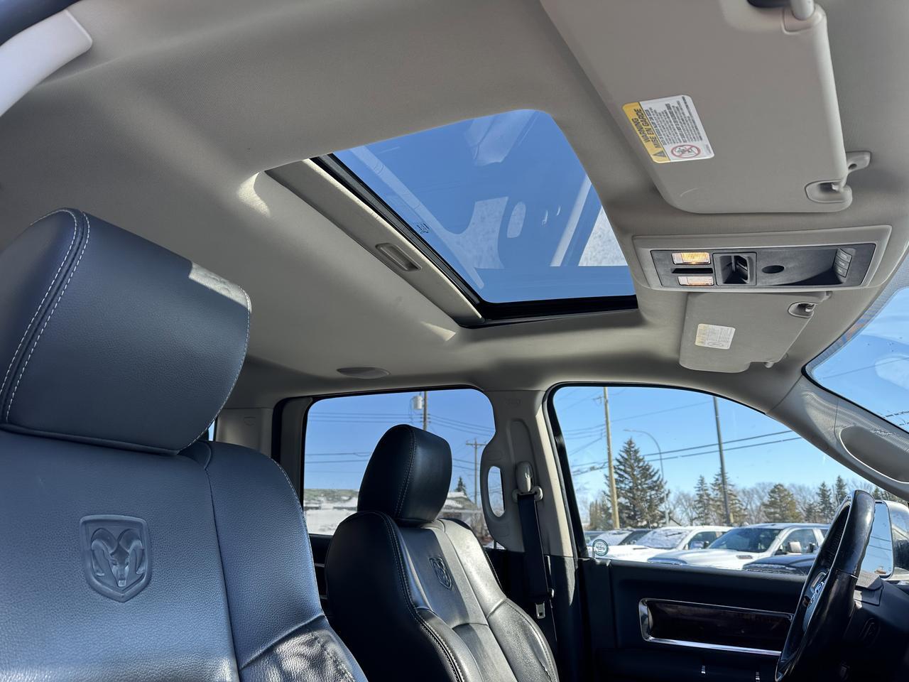 2011 Ram 2500 Laramie | Leather | Heated & Vented Seats | Sun Roof | Fuel Wheels | Nav | Alpine Audio Redwater AB