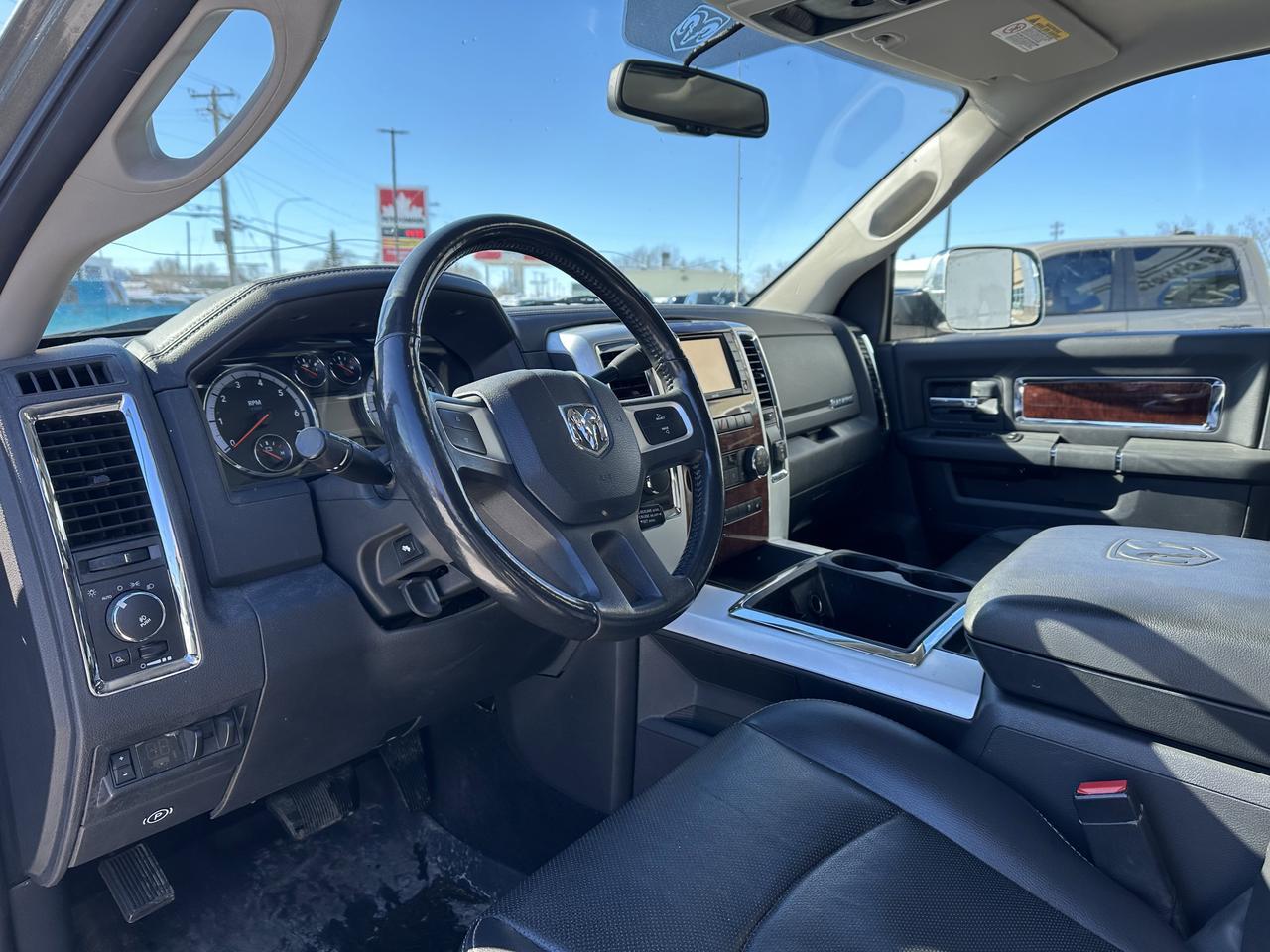 2011 Ram 2500 Laramie | Leather | Heated & Vented Seats | Sun Roof | Fuel Wheels | Nav | Alpine Audio Redwater AB