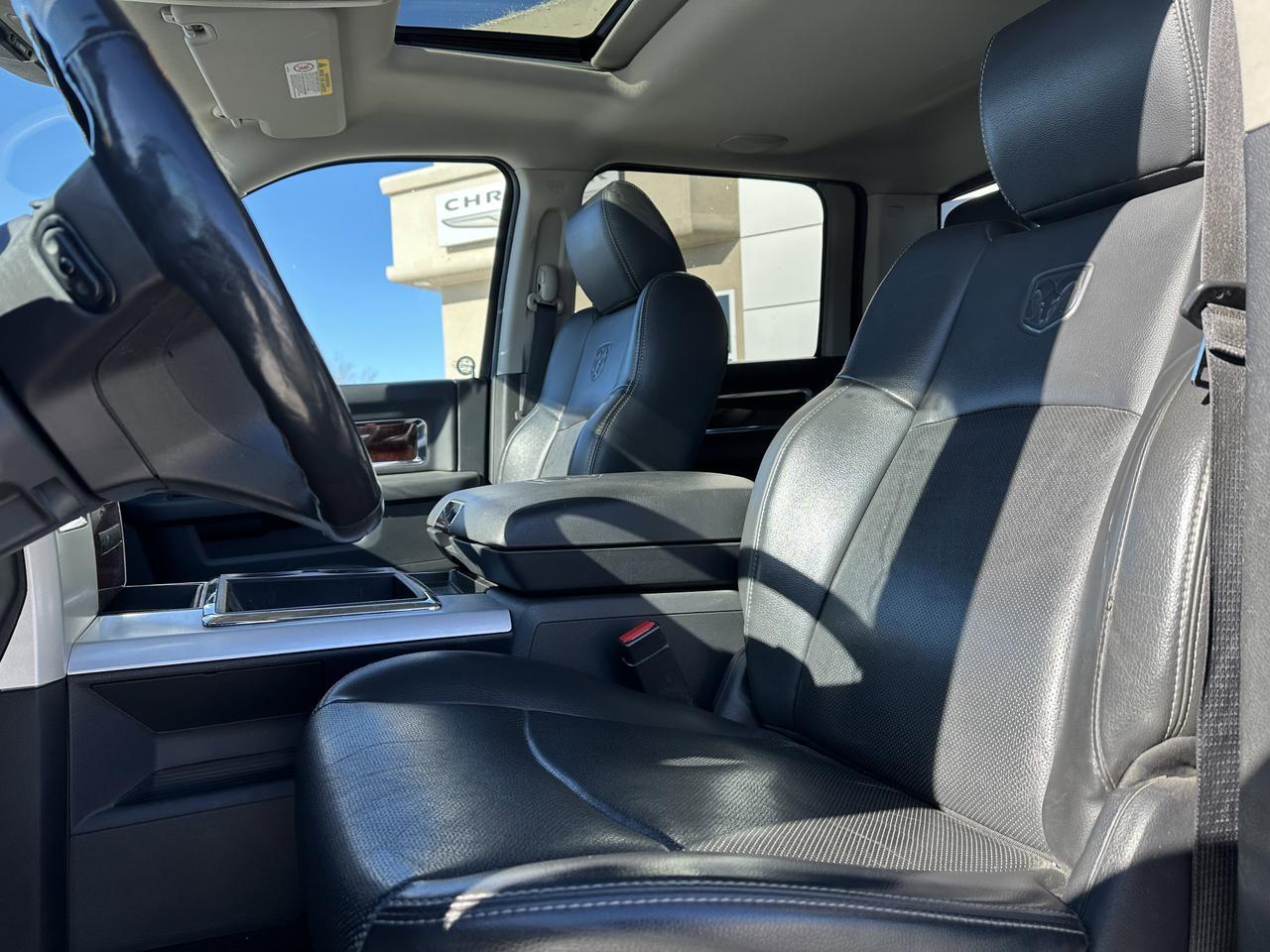 2011 Ram 2500 Laramie | Leather | Heated & Vented Seats | Sun Roof | Fuel Wheels | Nav | Alpine Audio Redwater AB