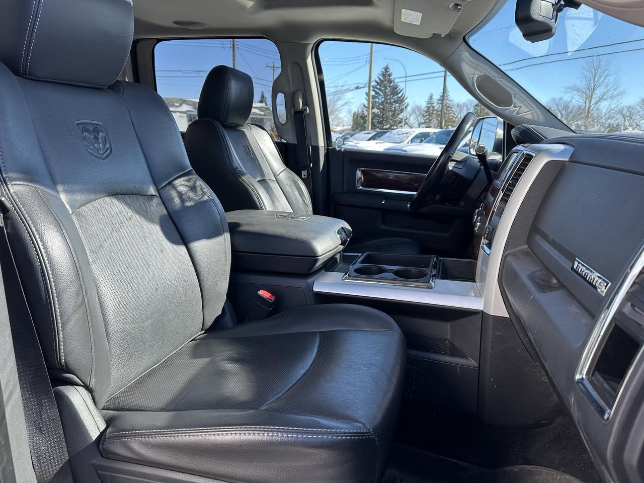 2011 Ram 2500 Laramie | Leather | Heated & Vented Seats | Sun Roof | Fuel Wheels | Nav | Alpine Audio Redwater AB
