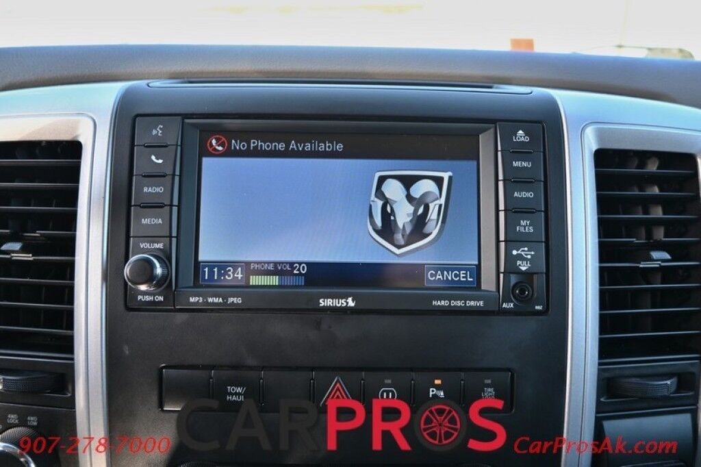 2011 Ram 2500HD SLT - 4X4 - Crew Cab - Auto Start - 5.7L HEMI - Luxury Group - Power Locks, Windows & Mirrors - Fixed Running Boards - Bluetooth - Back Up Camera - Rear Park Assist - Bedliner - Long Bed - Tow Pkg - Low Miles - 1 Owner Anchorage AK