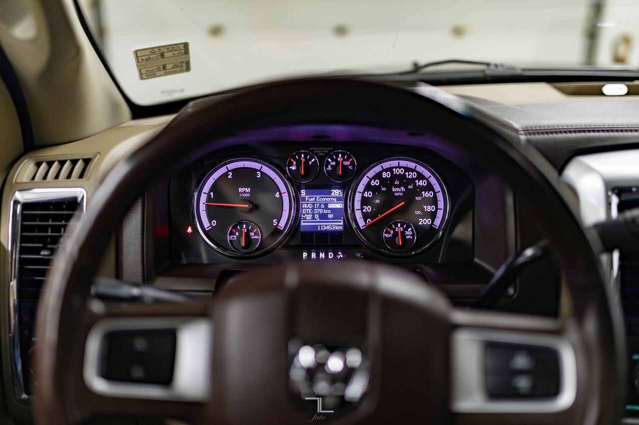 2011 Ram 3500 4x4 Crew Cab Laramie Diesel Leather Roof Nav Red Deer AB