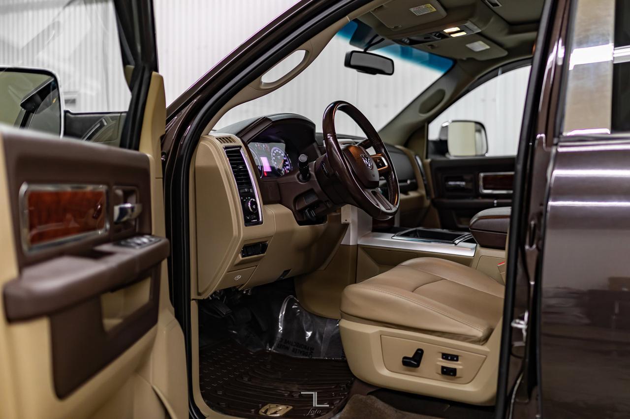 2011 Ram 3500 4x4 Crew Cab Laramie Diesel Leather Roof Nav Red Deer AB