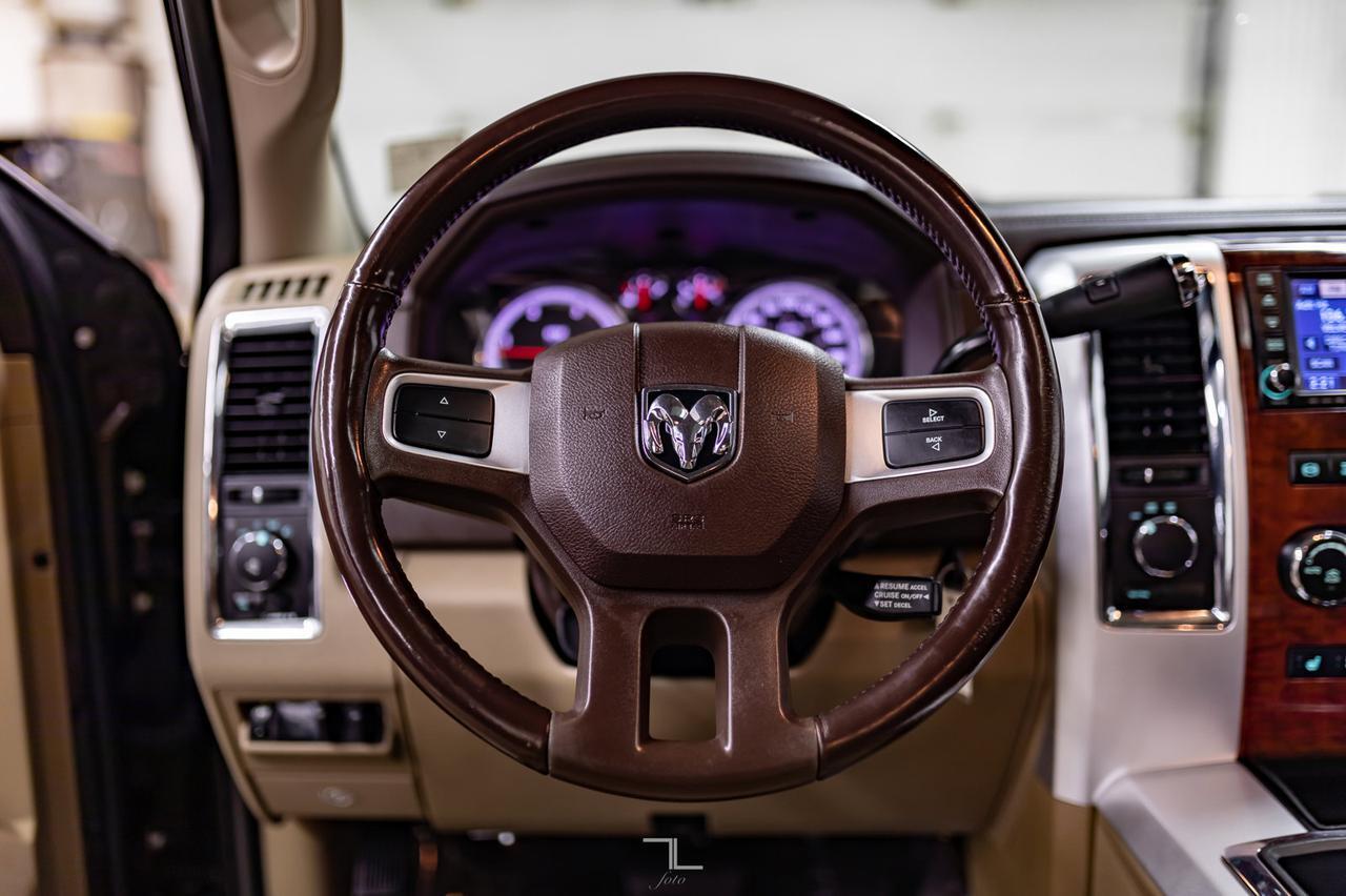 2011 Ram 3500 4x4 Crew Cab Laramie Diesel Leather Roof Nav Red Deer AB