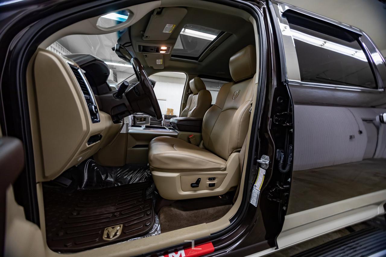 2011 Ram 3500 4x4 Crew Cab Laramie Diesel Leather Roof Nav Red Deer AB