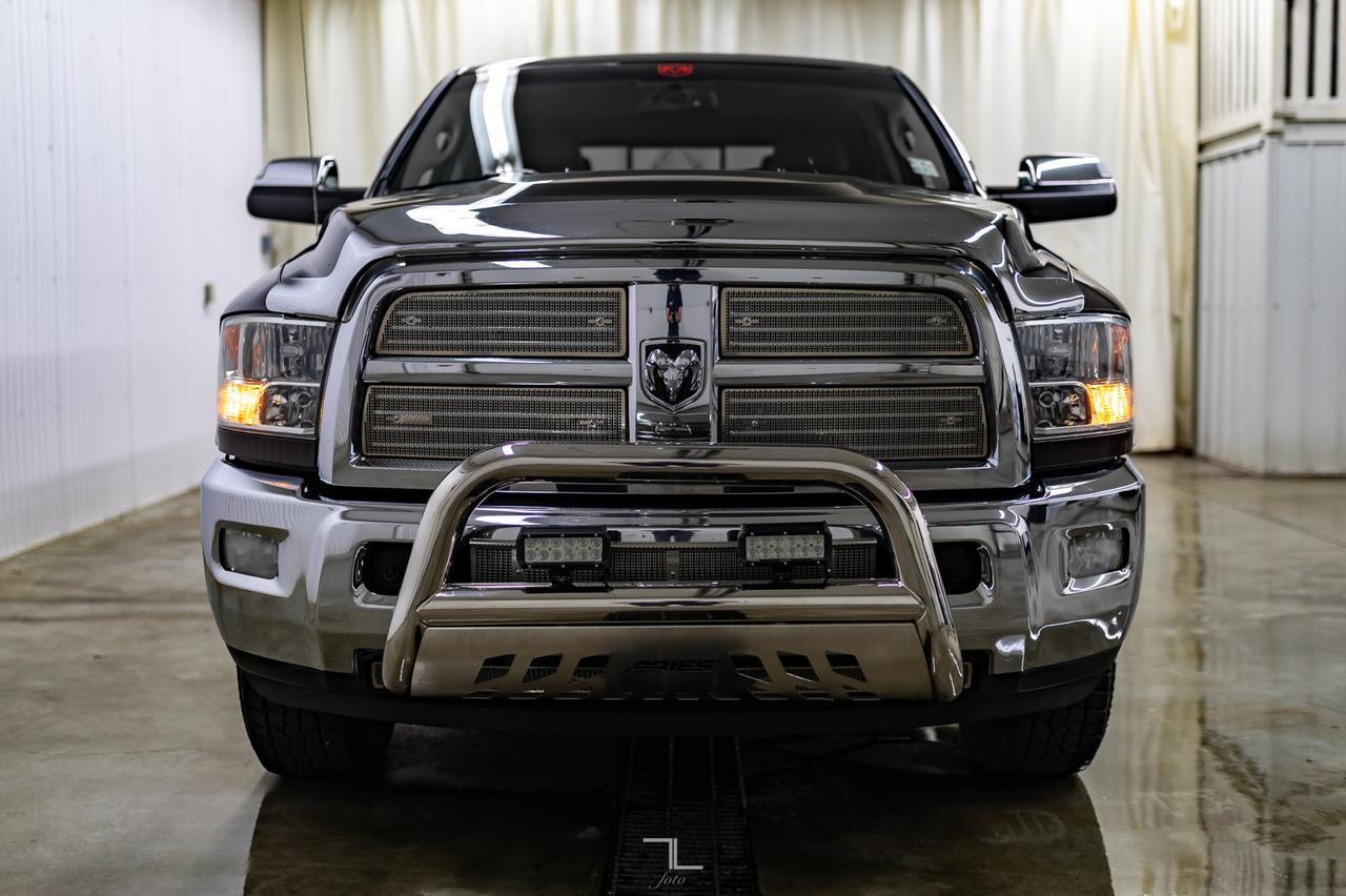 2011 Ram 3500 4x4 Crew Cab Laramie Diesel Leather Roof Nav Red Deer AB