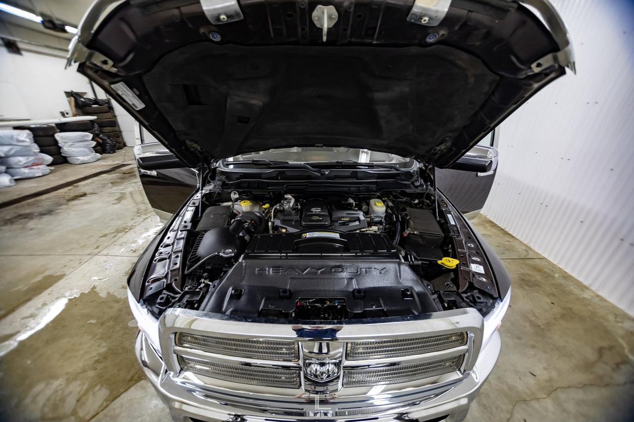 2011 Ram 3500 4x4 Crew Cab Laramie Diesel Leather Roof Nav Red Deer AB