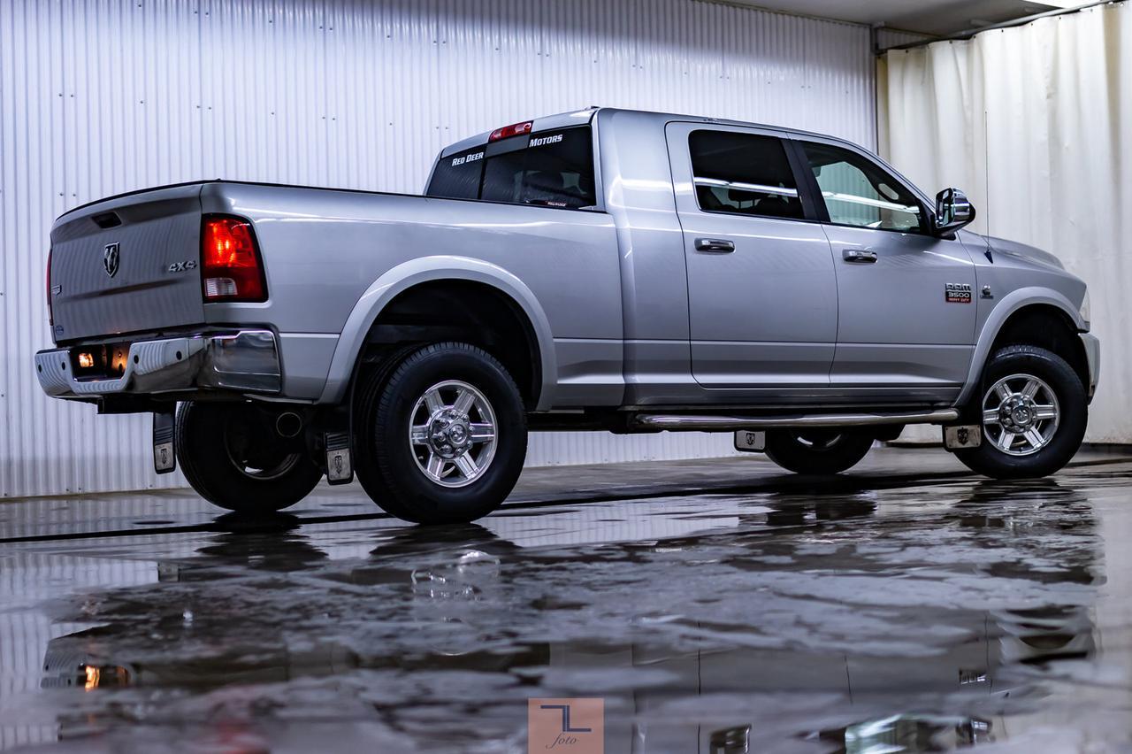 2011 Ram 3500 4x4 Mega Cab Laramie Diesel Leather Roof Nav Red Deer AB