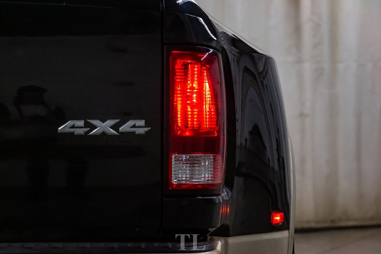 2011 Ram 3500 4x4 Mega Cab Longhorn Diesel Dually Leather Roof Nav Red Deer AB