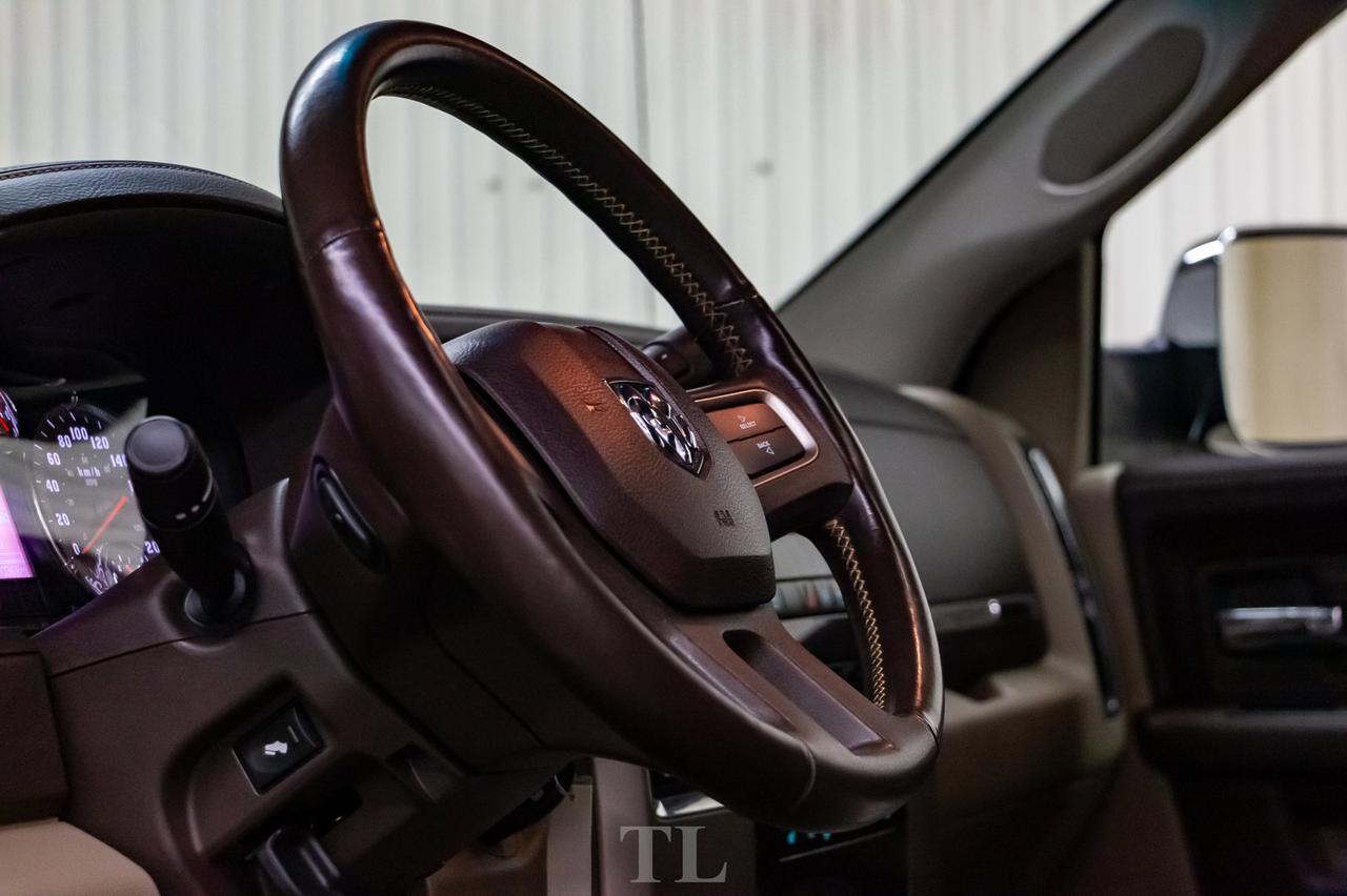 2011 Ram 3500 4x4 Mega Cab Longhorn Diesel Dually Leather Roof Nav Red Deer AB