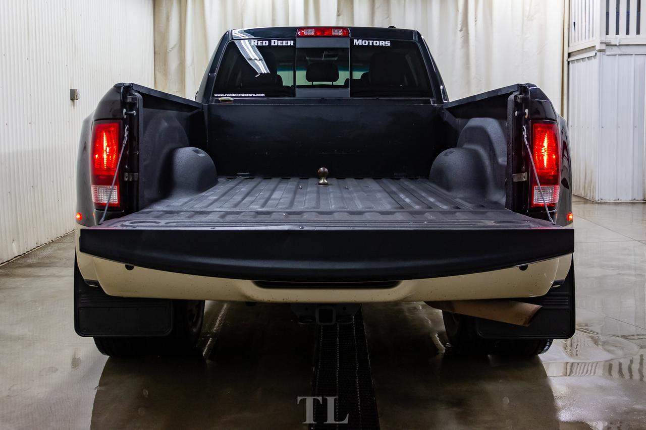 2011 Ram 3500 4x4 Mega Cab Longhorn Diesel Dually Leather Roof Nav Red Deer AB