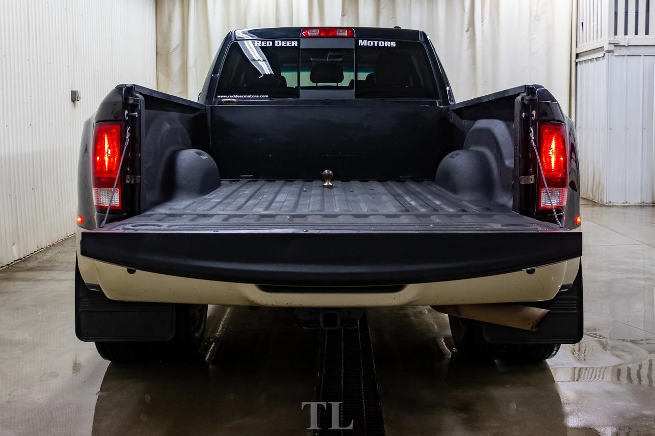 2011 Ram 3500 4x4 Mega Cab Longhorn Diesel Dually Leather Roof Nav Red Deer AB