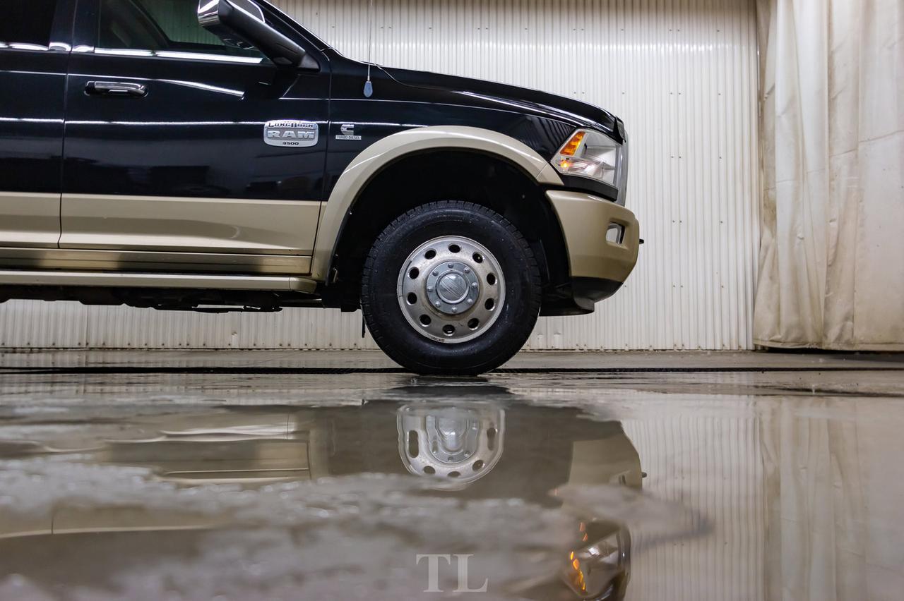 2011 Ram 3500 4x4 Mega Cab Longhorn Diesel Dually Leather Roof Nav Red Deer AB