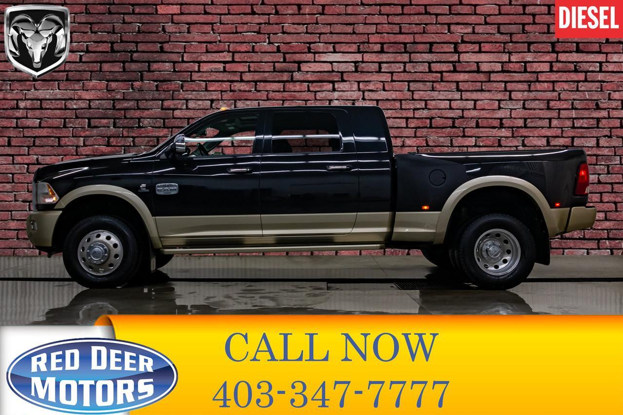 2011 Ram 3500 4x4 Mega Cab Longhorn Diesel Dually Leather Roof Nav