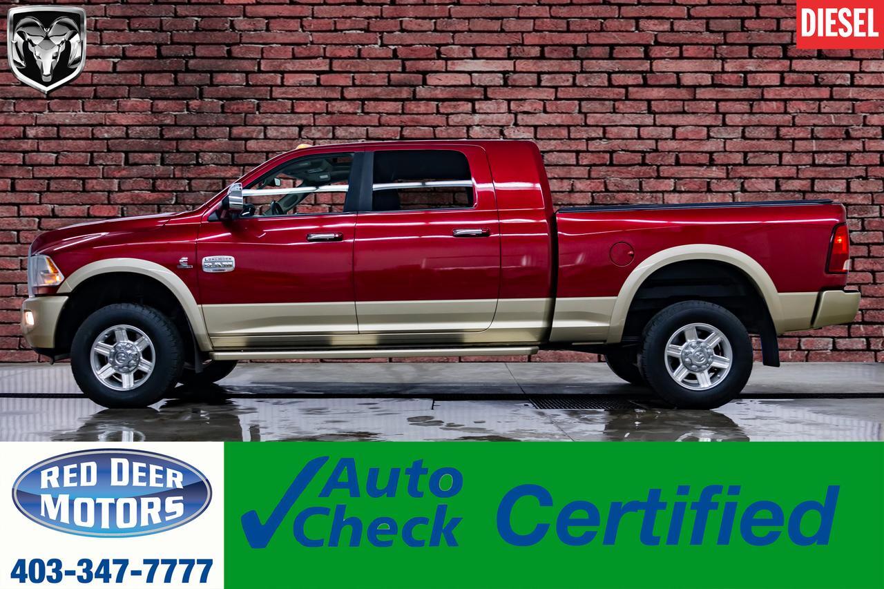 2011 Ram 3500 4x4 Mega Cab Longhorn Diesel Leather Roof Nav