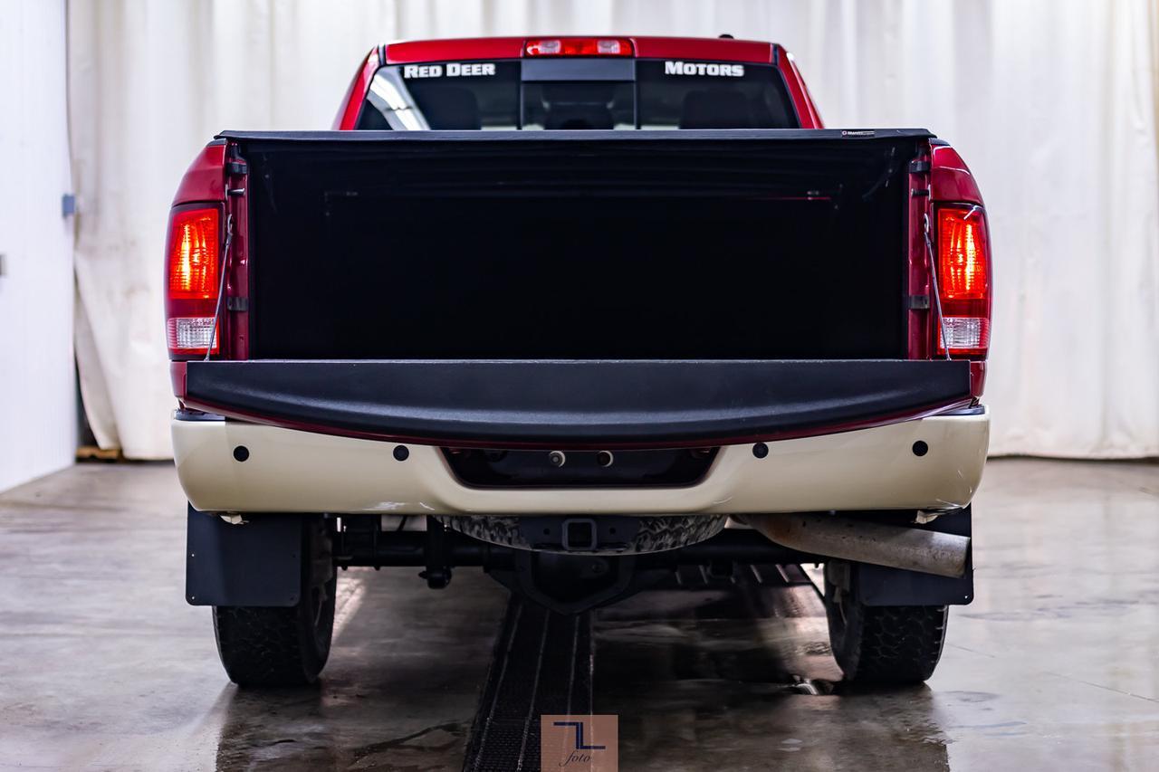 2011 Ram 3500 4x4 Mega Cab Longhorn Diesel Leather Roof Nav Red Deer AB