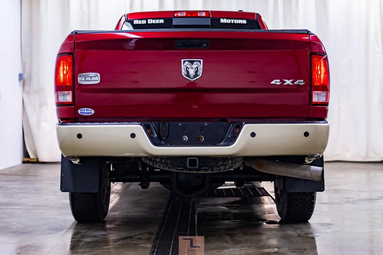 2011 Ram 3500 4x4 Mega Cab Longhorn Diesel Leather Roof Nav Red Deer AB