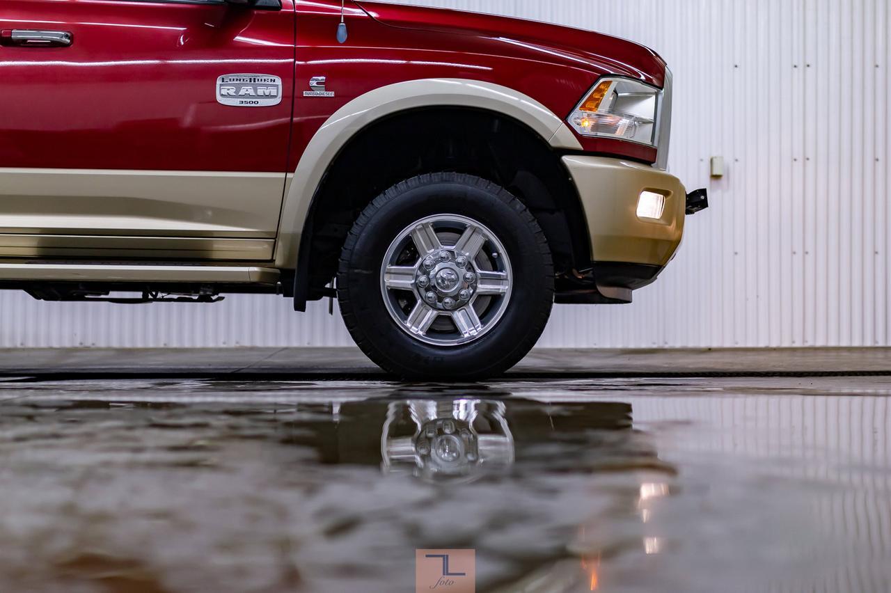 2011 Ram 3500 4x4 Mega Cab Longhorn Diesel Leather Roof Nav Red Deer AB