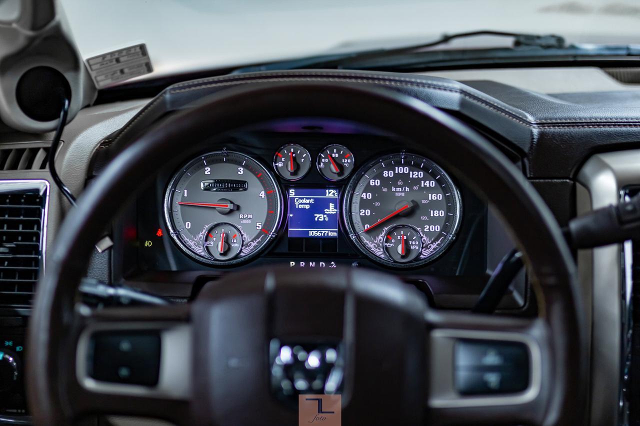 2011 Ram 3500 4x4 Mega Cab Longhorn Diesel Leather Roof Nav Red Deer AB