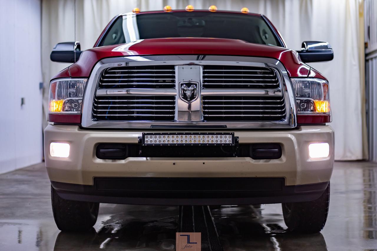 2011 Ram 3500 4x4 Mega Cab Longhorn Diesel Leather Roof Nav Red Deer AB