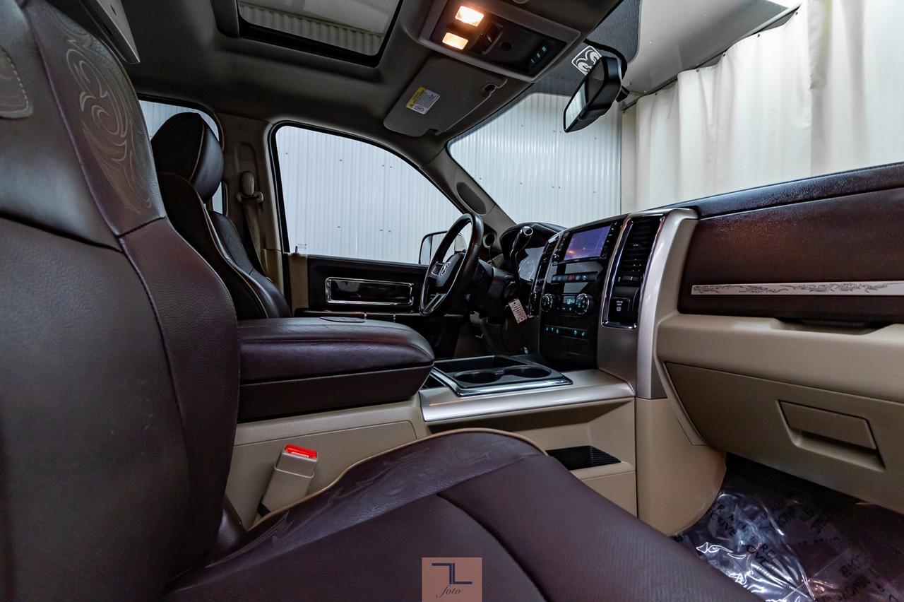 2011 Ram 3500 4x4 Mega Cab Longhorn Diesel Leather Roof Nav Red Deer AB