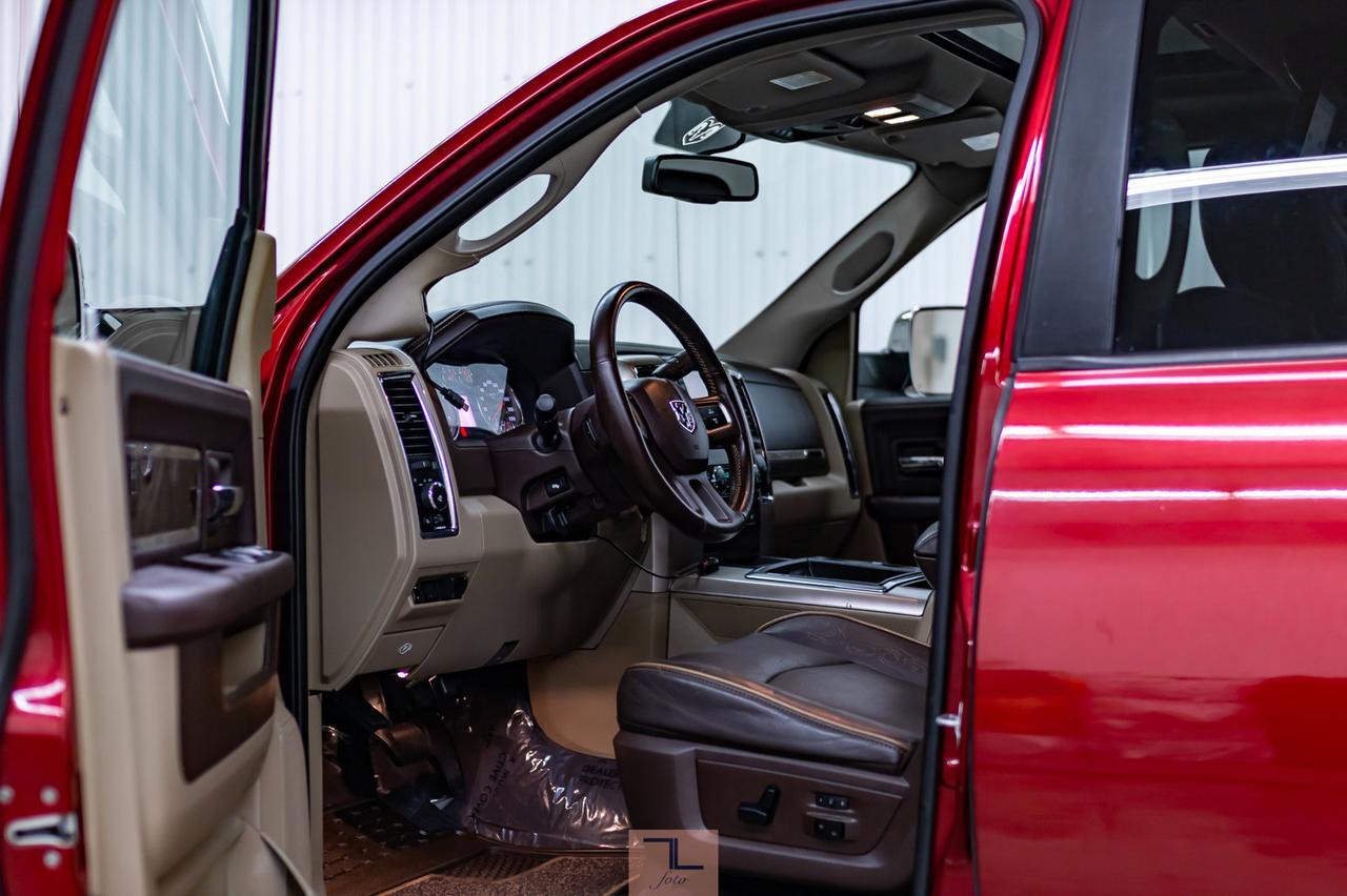 2011 Ram 3500 4x4 Mega Cab Longhorn Diesel Leather Roof Nav Red Deer AB