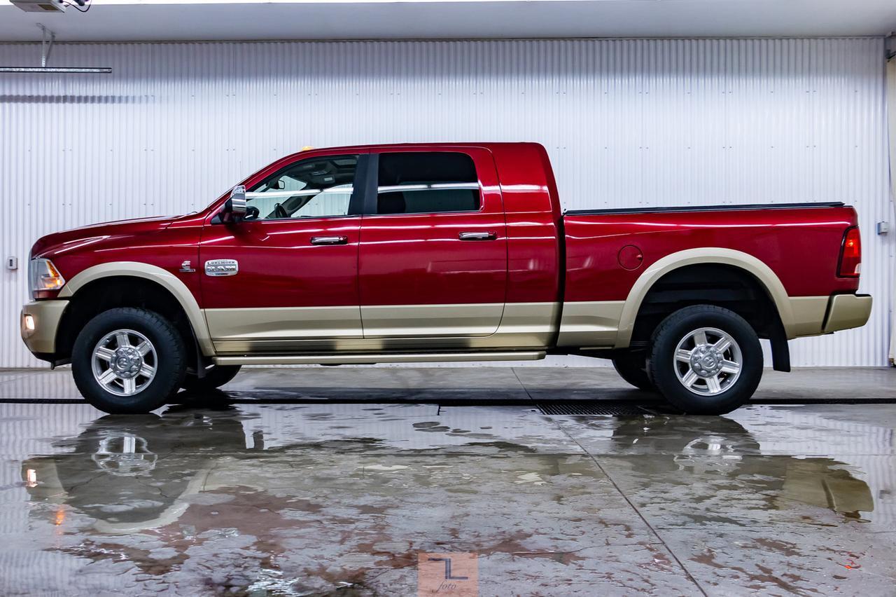 2011 Ram 3500 4x4 Mega Cab Longhorn Diesel Leather Roof Nav Red Deer AB