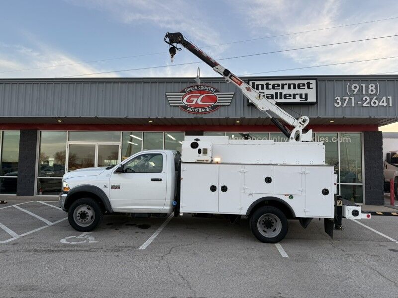 2011 Ram 5500 4x4 Diesel Utility IMT 3820 Crane