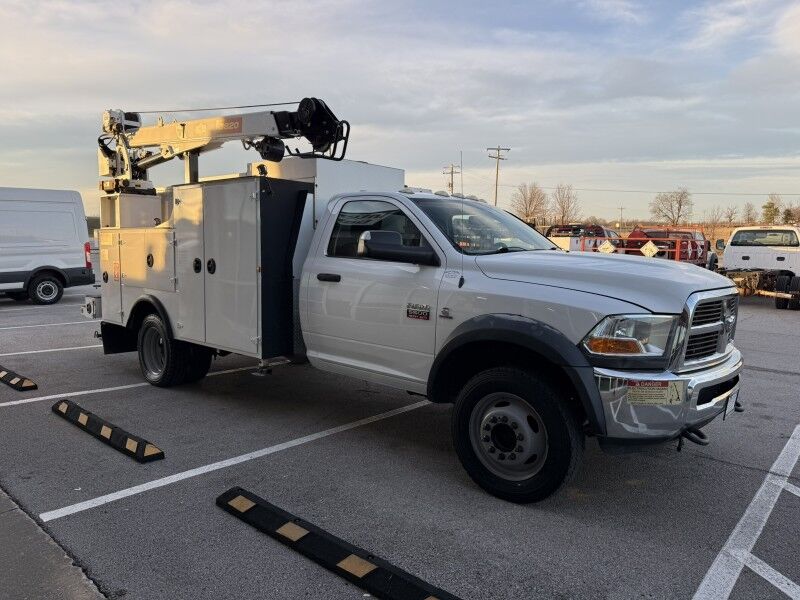 2011 Ram 5500 4x4 Diesel Utility IMT 3820 Crane ST Collinsville OK
