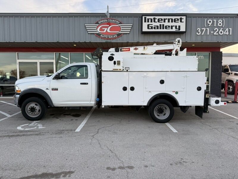 2011 Ram 5500 4x4 Diesel Utility IMT 3820 Crane ST Collinsville OK