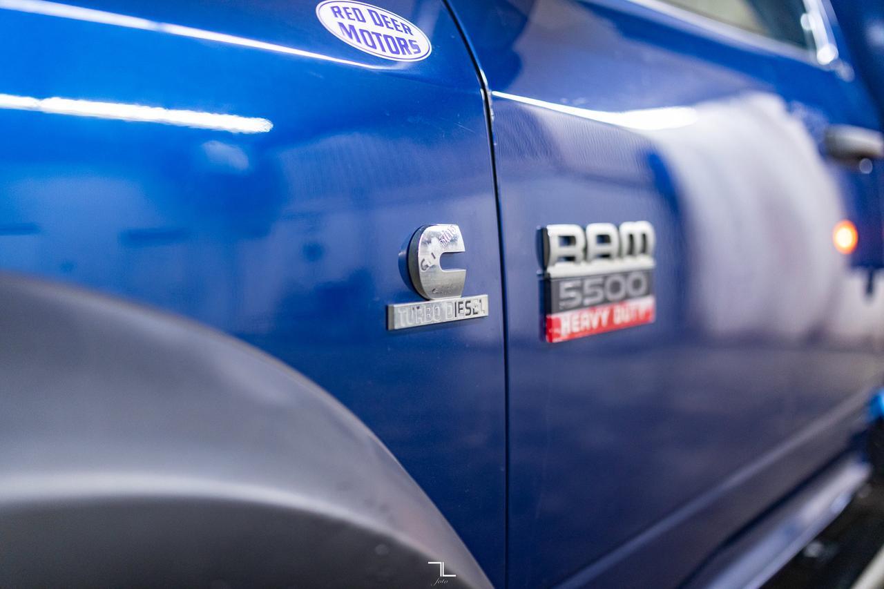 2011 Ram 5500 4x4 Reg Cab SLT Dually Dump Box Diesel Red Deer AB