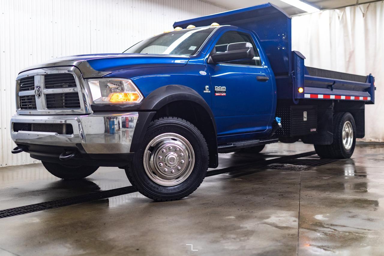 2011 Ram 5500 4x4 Reg Cab SLT Dually Dump Box Diesel Red Deer AB