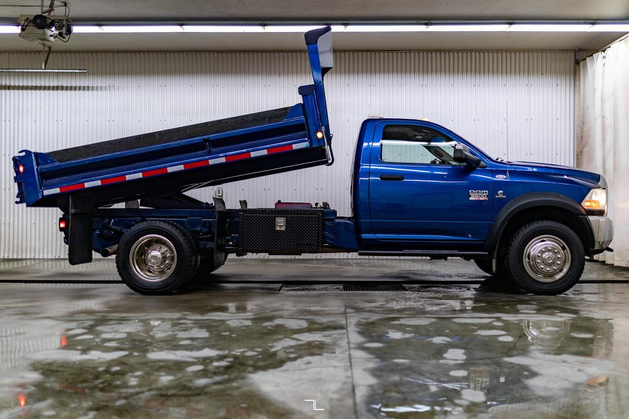 2011 Ram 5500 4x4 Reg Cab SLT Dually Dump Box Diesel Red Deer AB