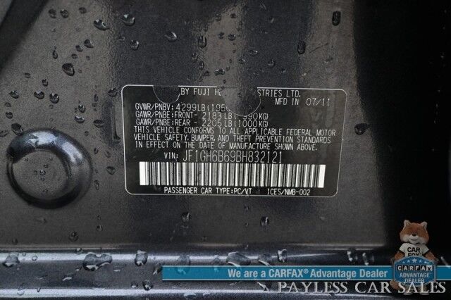 2011 Subaru Impreza Wagon 2.5i Premium / AWD / Automatic / Heated Cloth Seats / Sunroof / Air Conditioning / Cruise Control / Alloy Wheels / Block Heater / 27 MPG / Only 78k Miles / 1-Owner Anchorage AK 2011 Subaru Impreza Wagon 2.5i Premium / AWD / Automatic / Heated Cloth Seats / Sunroof / Air Conditioning / Cruise Control / Alloy Wheels / Block Heater / 27 MPG / Only 78k Miles / 1-Owner Anchorage AK