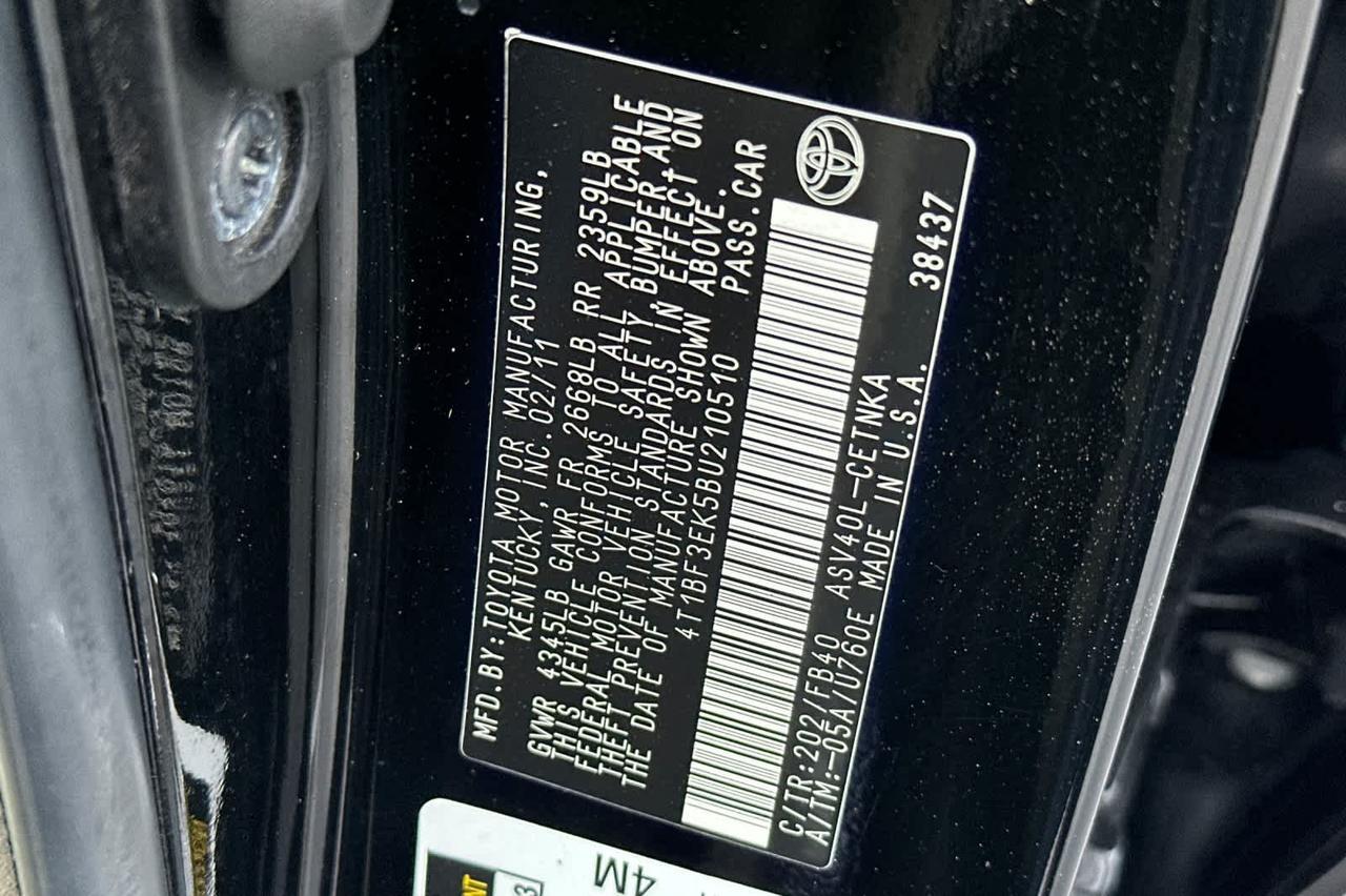 2011 Toyota Camry LE Roseville CA