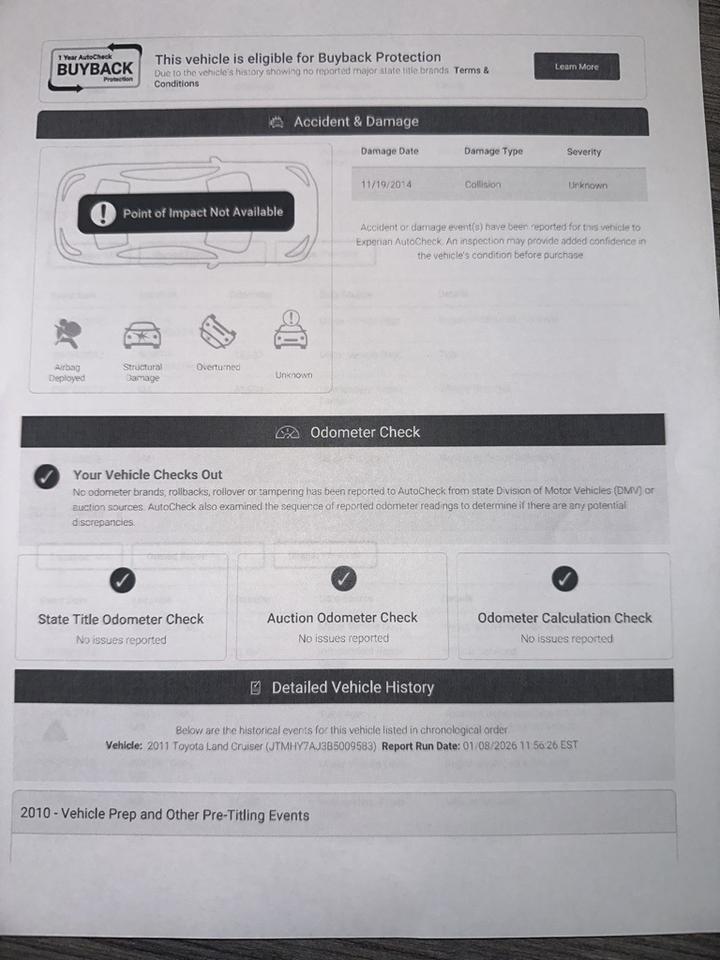 2011 Toyota Land Cruiser Base West Valley UT