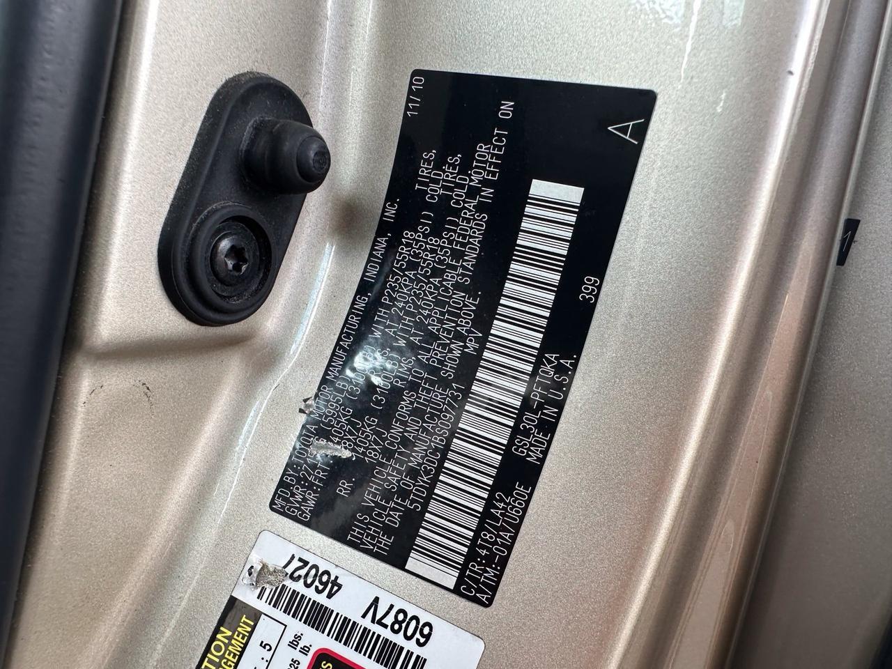 2011 Toyota Sienna Limited Fredericksburg VA